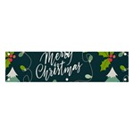 Merry Christmas, Happy New Year, Christmas Seamless Texture Banner and Sign 4  x 1 