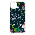 Merry Christmas, Happy New Year, Christmas Seamless Texture iPhone 14 Plus TPU UV Print Case