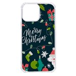 Merry Christmas, Happy New Year, Christmas Seamless Texture iPhone 13 Pro Max TPU UV Print Case