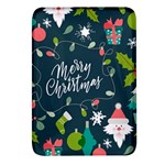 Merry Christmas, Happy New Year, Christmas Seamless Texture Rectangular Glass Fridge Magnet (4 pack)