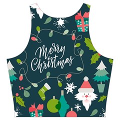 Merry Christmas, Happy New Year, Christmas Seamless Texture Cut Out Top from ArtsNow.com Back