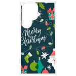 Merry Christmas, Happy New Year, Christmas Seamless Texture Samsung Galaxy S24 Plus 6.7 Inch TPU UV Case