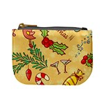 Merry Christmas, New Year Backgrounds, Happy New Year Mini Coin Purse