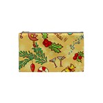 Merry Christmas, New Year Backgrounds, Happy New Year Cosmetic Bag (Small)