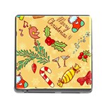 Merry Christmas, New Year Backgrounds, Happy New Year Memory Card Reader (Square 5 Slot)