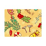 Merry Christmas, New Year Backgrounds, Happy New Year Premium Plush Fleece Blanket (Mini)