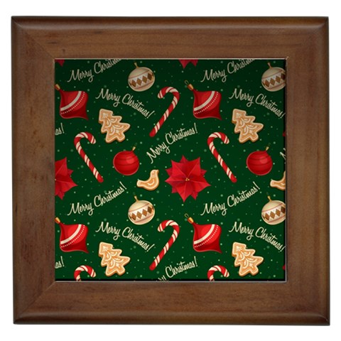 Merry Christmas Framed Tile from ArtsNow.com Front