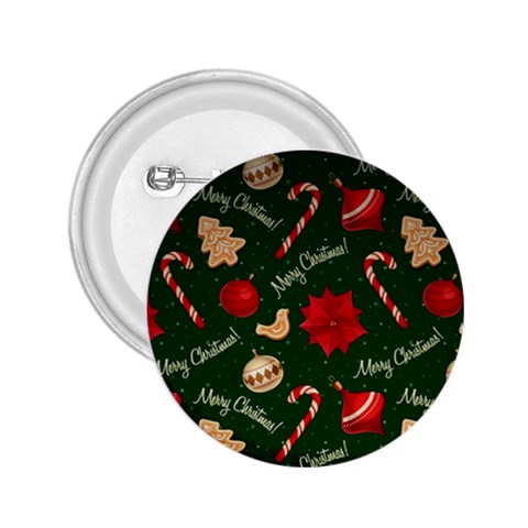 Merry Christmas 2.25  Buttons from ArtsNow.com Front