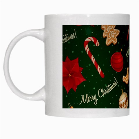 Merry Christmas White Mug from ArtsNow.com Left