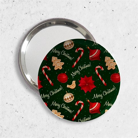 Merry Christmas 2.25  Handbag Mirrors from ArtsNow.com Front