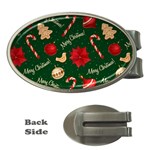 Merry Christmas Money Clips (Oval) 