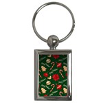 Merry Christmas Key Chain (Rectangle)