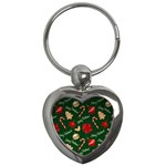 Merry Christmas Key Chain (Heart)