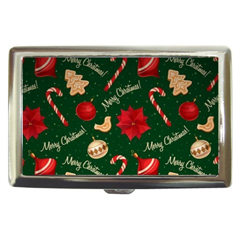 Merry Christmas Cigarette Money Case from ArtsNow.com Front