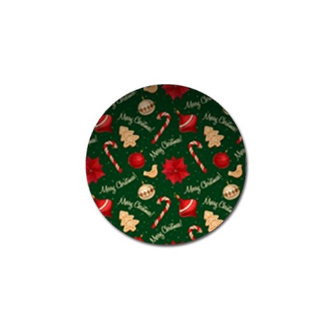 Merry Christmas Golf Ball Marker (4 pack) from ArtsNow.com Front