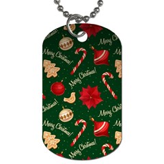 Merry Christmas Dog Tag (Two Sides) from ArtsNow.com Front