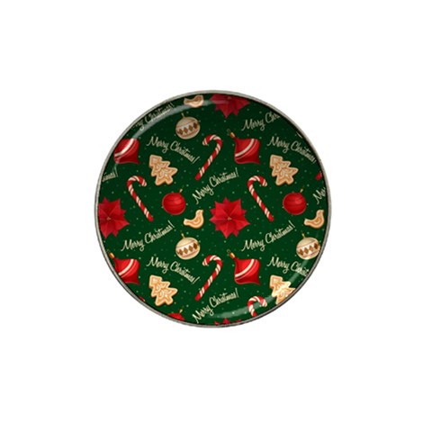 Merry Christmas Hat Clip Ball Marker from ArtsNow.com Front