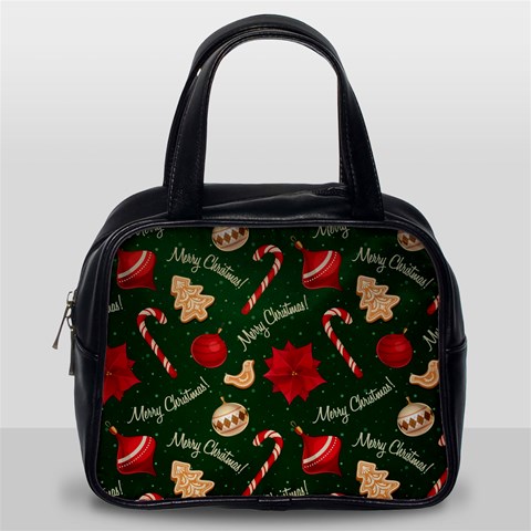 Merry Christmas Classic Handbag (Two Sides) from ArtsNow.com Back