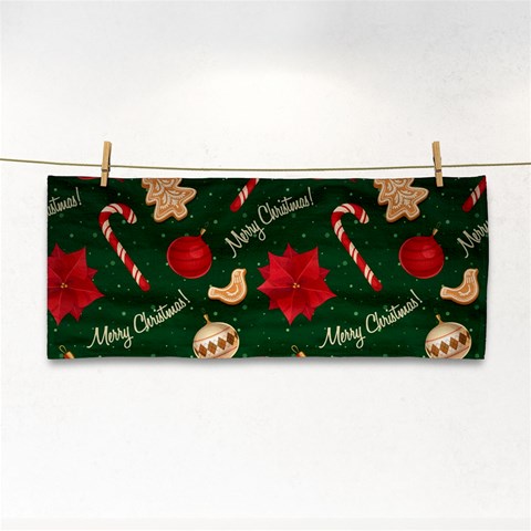 Merry Christmas Hand Towel from ArtsNow.com Front