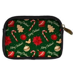 Merry Christmas Digital Camera Leather Case from ArtsNow.com Back