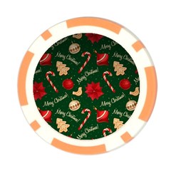 Merry Christmas Poker Chip Card Guard (10 pack) from ArtsNow.com Front