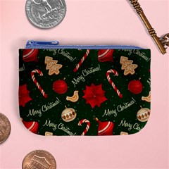 Merry Christmas Mini Coin Purse from ArtsNow.com Front