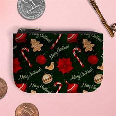 Merry Christmas Mini Coin Purse from ArtsNow.com Front