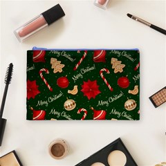 Merry Christmas Cosmetic Bag (Medium) from ArtsNow.com Front