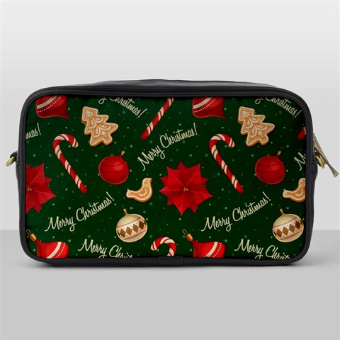 Merry Christmas Toiletries Bag (One Side) from ArtsNow.com Front