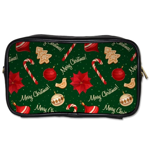 Merry Christmas Toiletries Bag (Two Sides) from ArtsNow.com Front