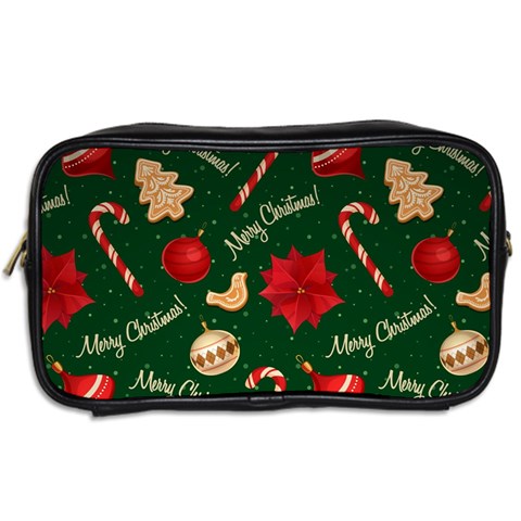 Merry Christmas Toiletries Bag (Two Sides) from ArtsNow.com Back