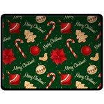 Merry Christmas Fleece Blanket (Large)