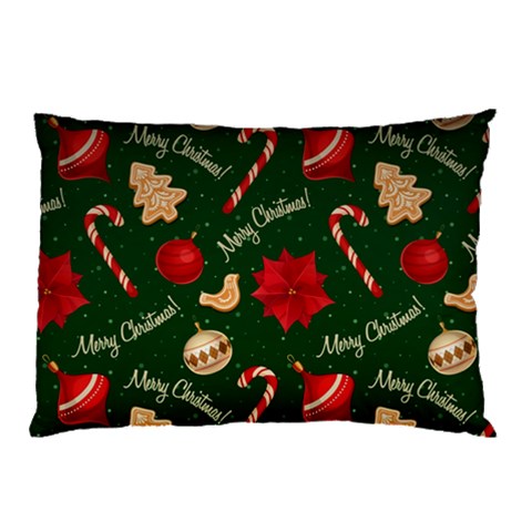 Merry Christmas Pillow Case (Two Sides) from ArtsNow.com Front