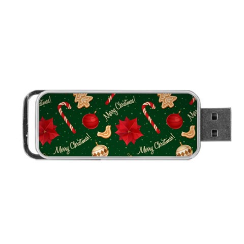 Merry Christmas Portable USB Flash (One Side) from ArtsNow.com Front