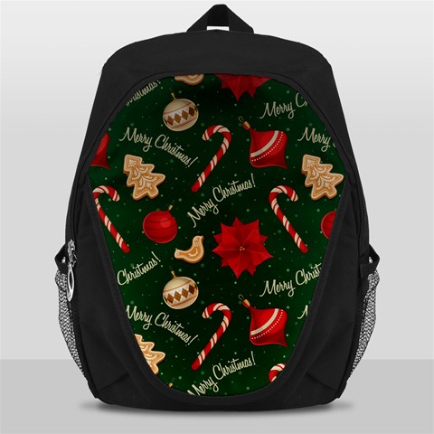 Merry Christmas Backpack Bag from ArtsNow.com Front