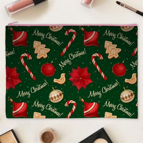 Merry Christmas Cosmetic Bag (XXXL) from ArtsNow.com Front