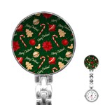 Merry Christmas Stainless Steel Nurses Watch