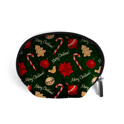 Merry Christmas Accessory Pouch (Small) from ArtsNow.com Front