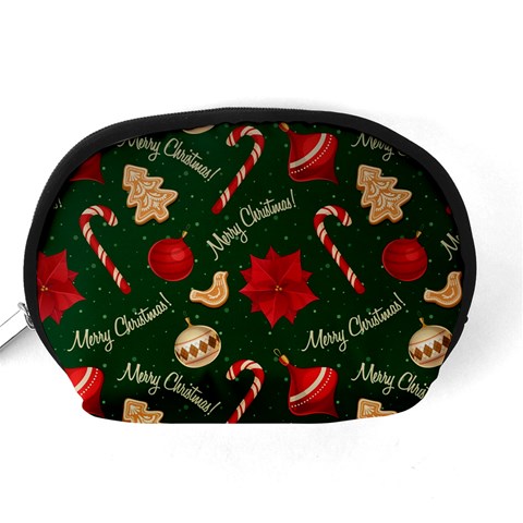 Merry Christmas Accessory Pouch (Medium) from ArtsNow.com Back