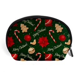 Merry Christmas Accessory Pouch (Large) from ArtsNow.com Front