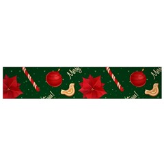 Merry Christmas Small Premium Plush Fleece Scarf from ArtsNow.com Back