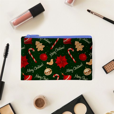 Merry Christmas Cosmetic Bag (XS) from ArtsNow.com Front