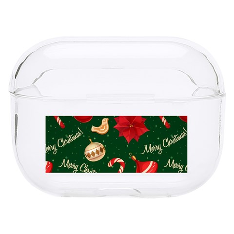 Merry Christmas Hard PC AirPods Pro Case from ArtsNow.com Front