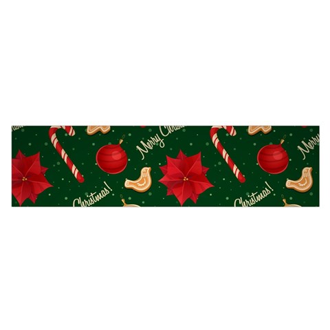 Merry Christmas Oblong Satin Scarf (16  x 60 ) from ArtsNow.com Front