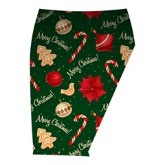 Merry Christmas Midi Wrap Pencil Skirt from ArtsNow.com  Front Right 