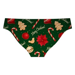 Merry Christmas Cross Back Hipster Bikini Set from ArtsNow.com Back Under