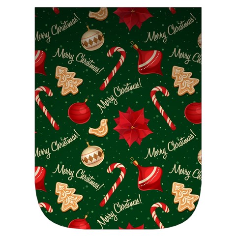 Merry Christmas Waist Pouch (Large) from ArtsNow.com Front Pocket