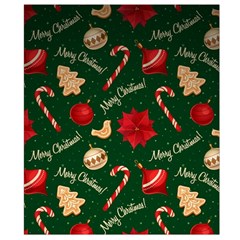 Merry Christmas Belt Pouch Bag (Large) from ArtsNow.com Back Strap