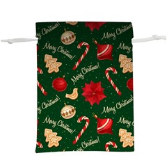 Merry Christmas Lightweight Drawstring Pouch (XL) from ArtsNow.com Front