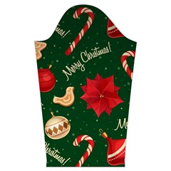 Merry Christmas Kids  Long Sleeve Velvet Lounge Robe from ArtsNow.com Sleeve Left